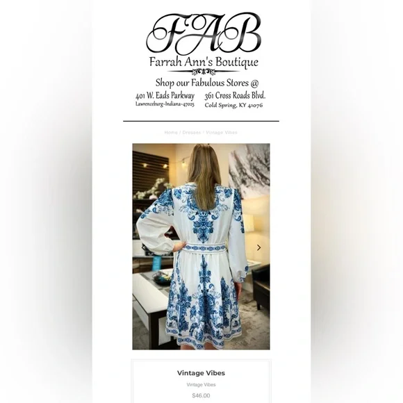 Coastal Paisley Print Floral Long Sleeve Pearl Button Summer Belted Dress✨ - Picture 3 of 7